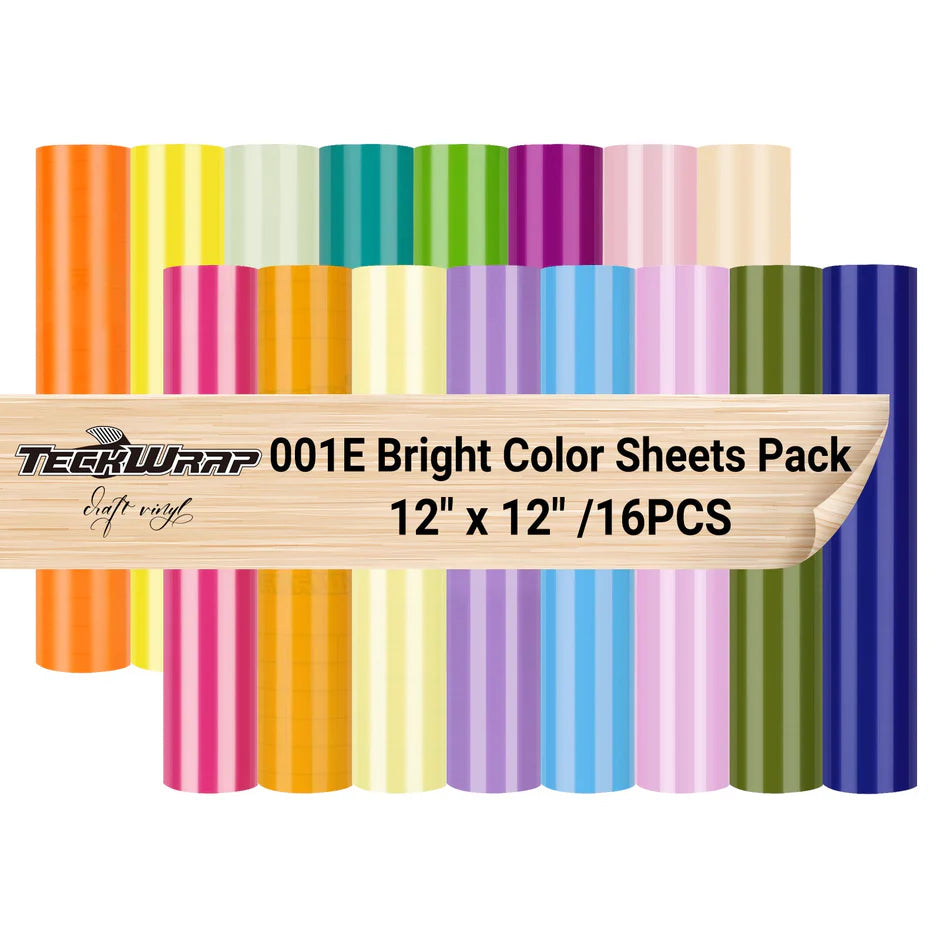 Adhesive Vinyl Pack - 001E Brights Pack