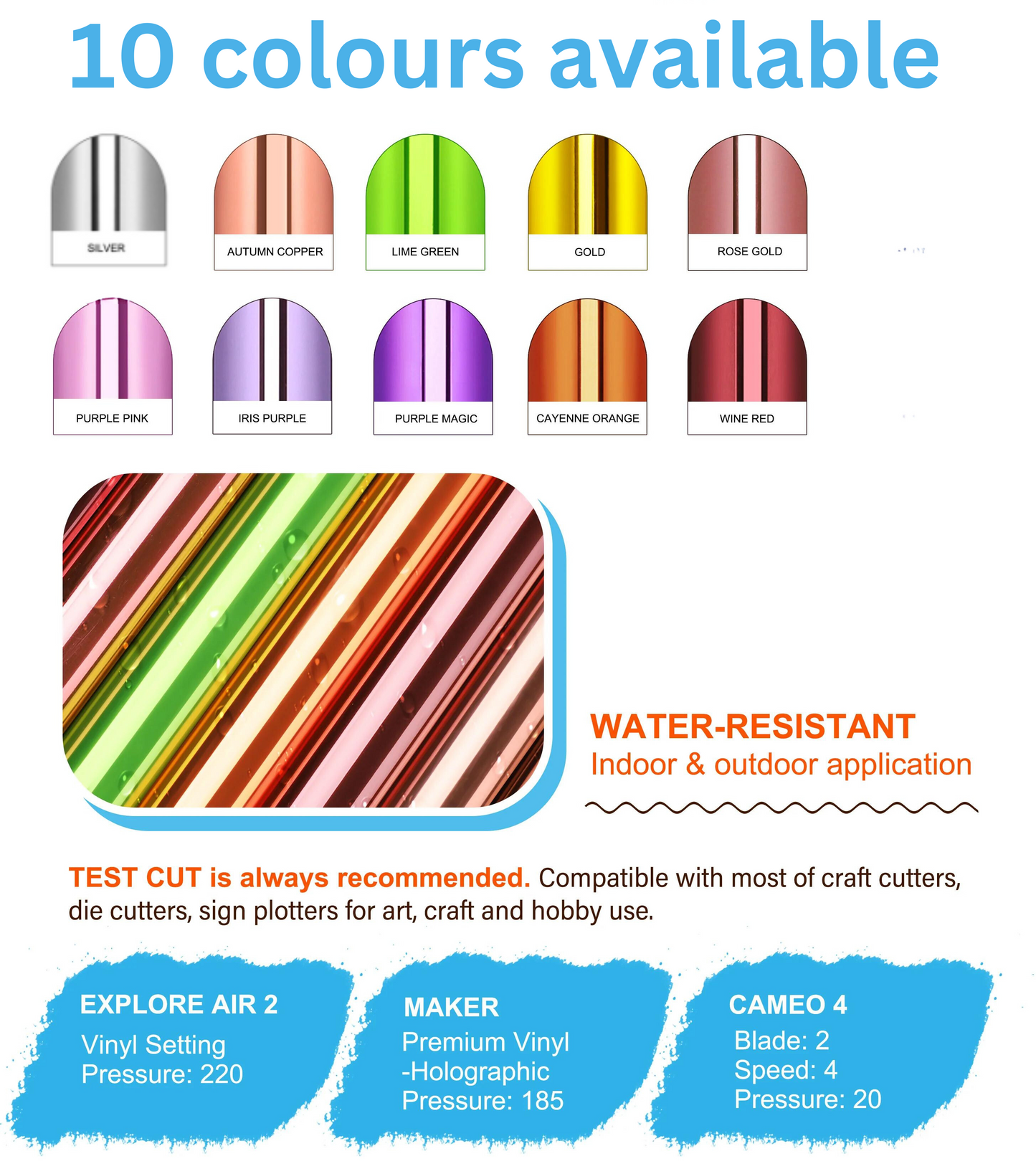 Mirror Chrome Adhesive Vinyl (Bubble Free)