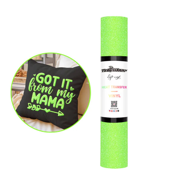Teckwrap Glitter Puff Heat Transfer Vinyl (HTV)