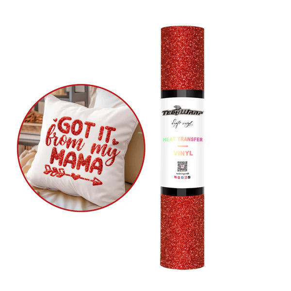 Teckwrap Glitter Puff Heat Transfer Vinyl (HTV)