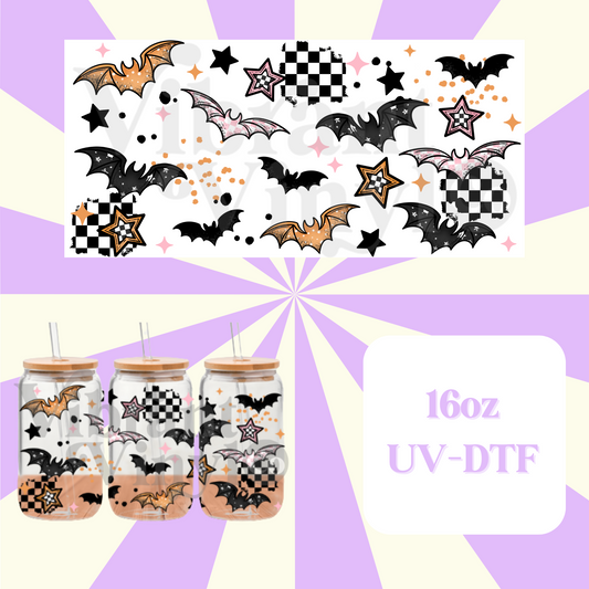 Grunge Bats 16oz UV DTF Wrap