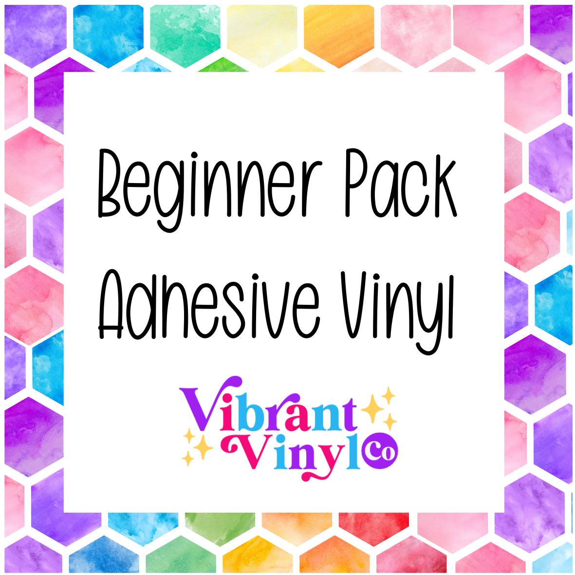 Beginner Adhesive Vinyl Starter Pack | Cricut & Silhouette Friendly