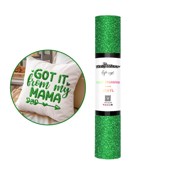 Teckwrap Glitter Puff Heat Transfer Vinyl (HTV)