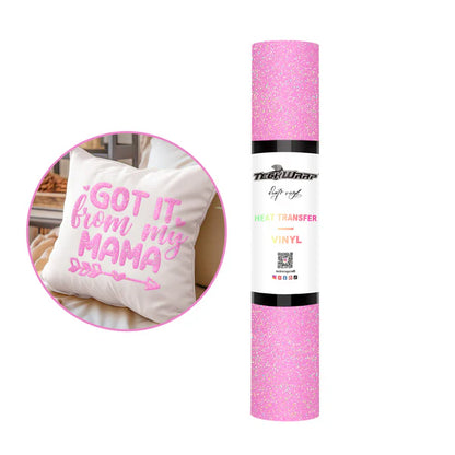 Teckwrap Glitter Puff Heat Transfer Vinyl (HTV)