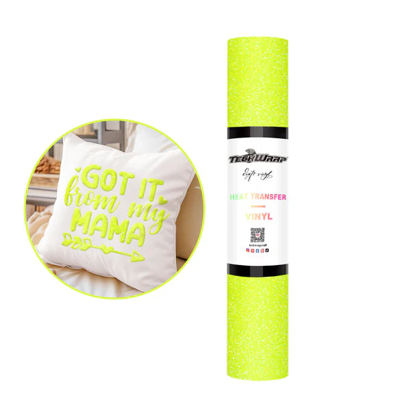 Teckwrap Glitter Puff Heat Transfer Vinyl (HTV)