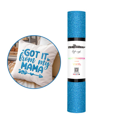 Teckwrap Glitter Puff Heat Transfer Vinyl (HTV)