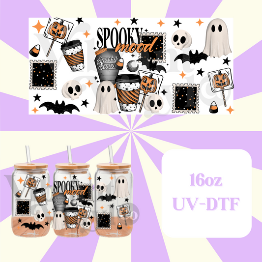 Spooky Mood 16oz UV DTF Wrap